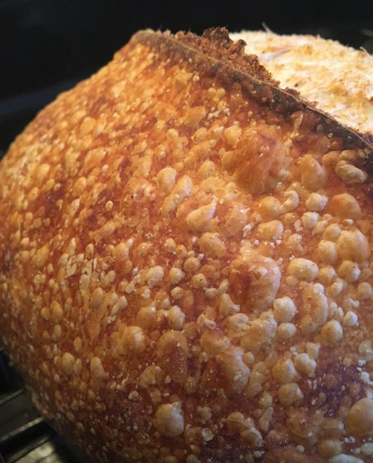 Bubbly Loaf Of San Francisco Sourdough bread
