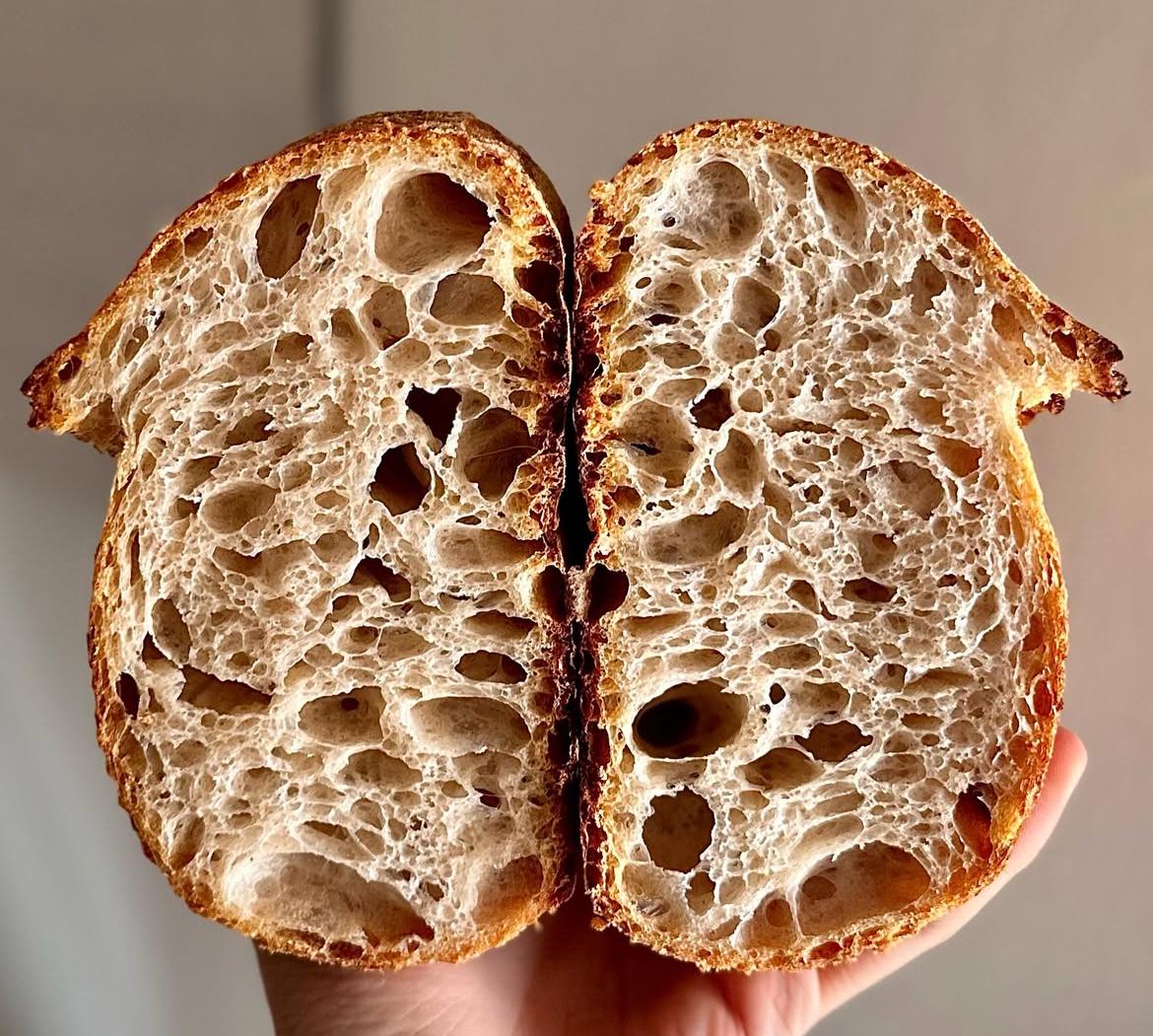LIQUID Sourdough Starter – Heritage Yeast in Glass Jar – Organic Live Active Culture for Artisan Bread