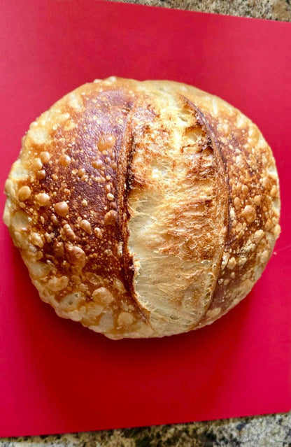 Bubbly Loaf Of San Francisco Sourdough bread